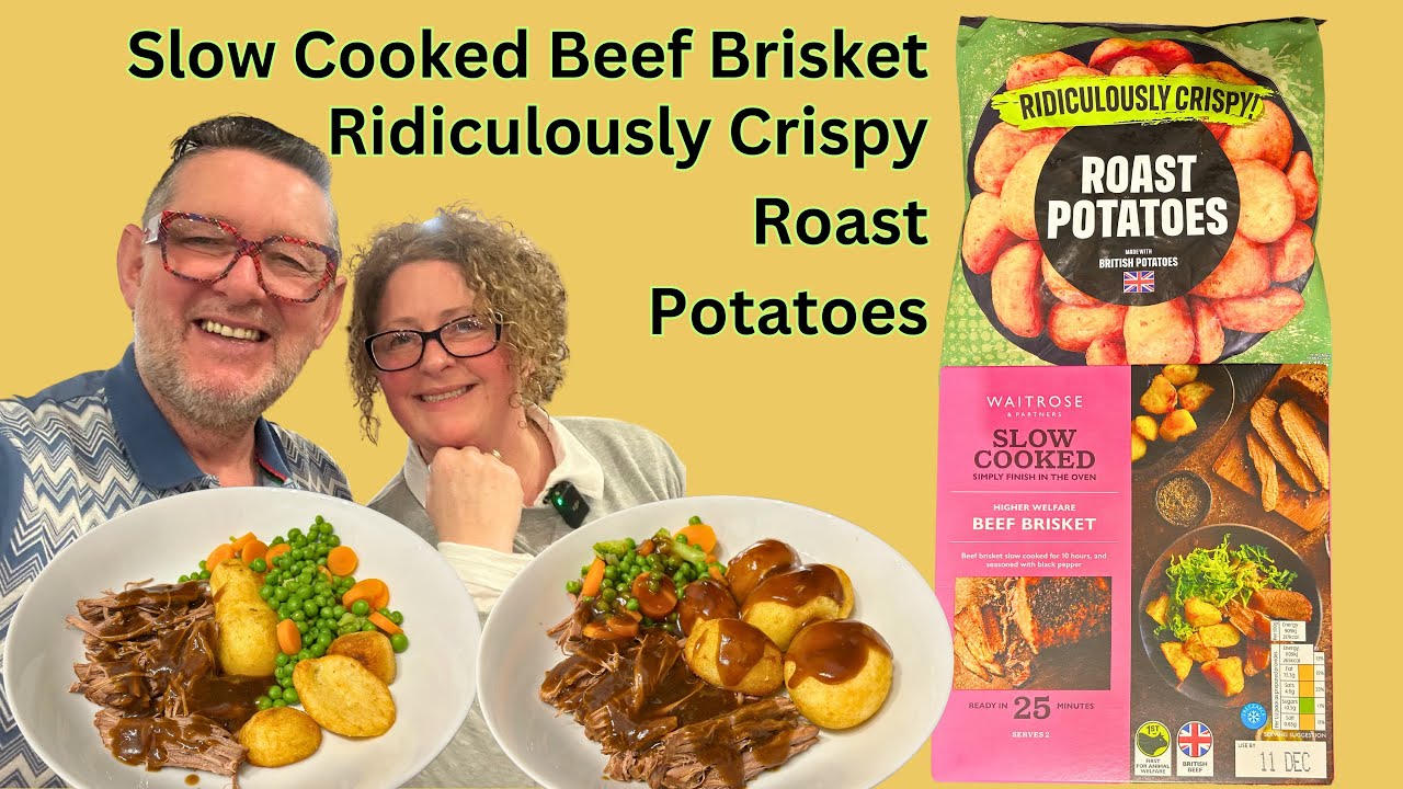 Slow Cooked Beef Brisket & Ridiculously Crispy Roast Potatoes YouTube