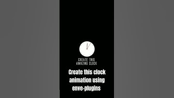 create clock animation using enve plugins #enve #friction #enve #2danimation #motiongraphics #motion