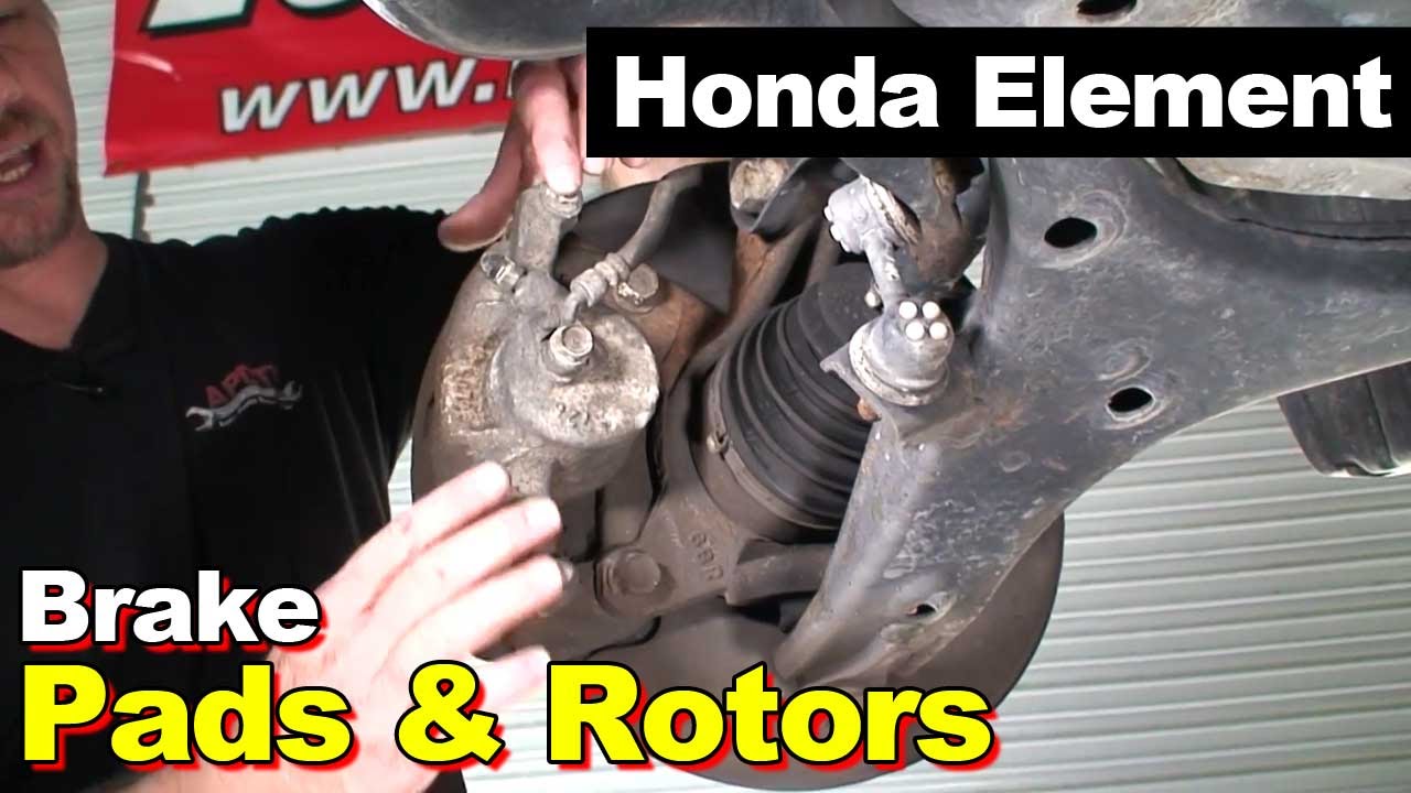Front Rear Brake TQ Disc Rotors And TEC Ceramic Pads Kit 2003-2011 Honda Element