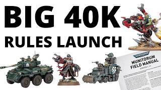 BIG Warhammer 40K Rules Launch - New Points, Datasheets and Detachments