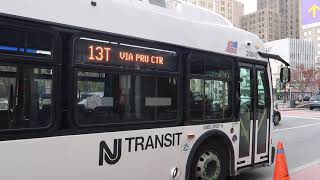New Jersey Transit 2020 New Flyer Industries “Xcelsior” XD60 20845 on Route 13T