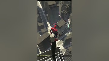 Spiderman web of shadow Evolutions jumping from highest point