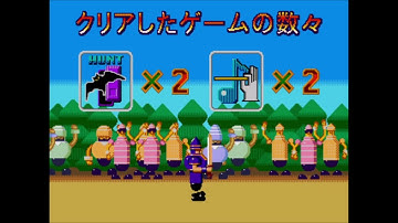 Puzzle & Action Ichidant-R (イチダントアール) - Final mini-game and Ending (Mega Drive Ver.)
