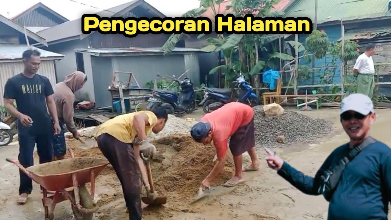 Pengecoran Halaman dengan Sistem Konvensional