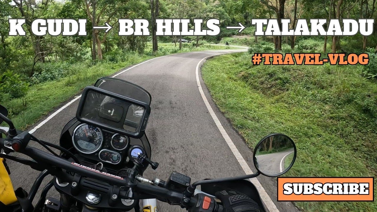 K Gudi → BR Hills → Talakadu || one day ride around Bangalore ⛰️🏍️