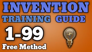 1-99 Invention Guide - Free/Inexpensive Training Methods [Runescape 2016]