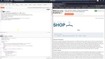 SQL injection attack, listing the database contents on non-Oracle databases (Video solution, Audio)