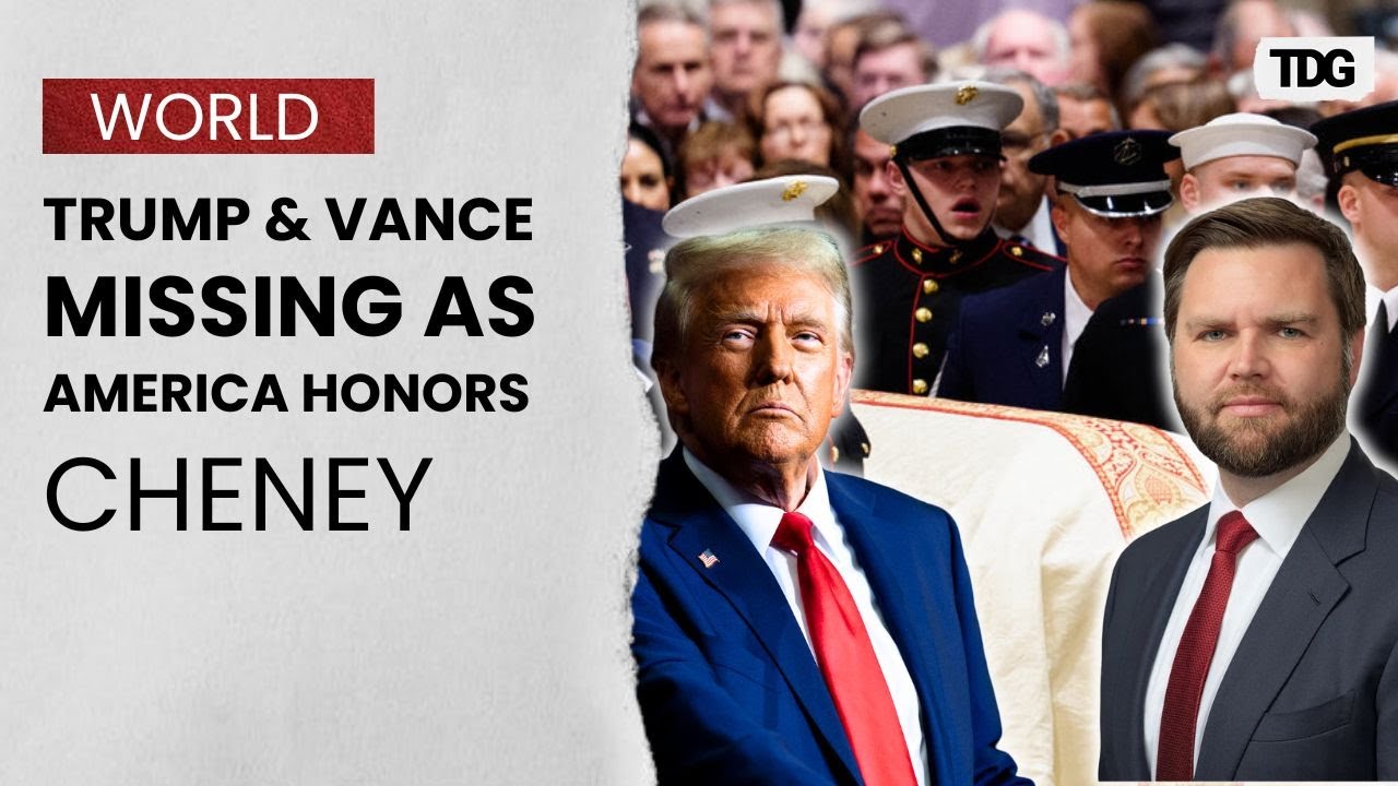 Президент США Трамп и Вэнс остались без внимания, а Буш и Байден вместе чтят память Дика Чейни.