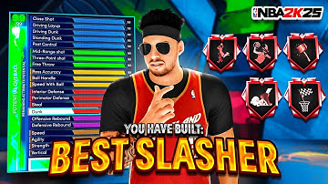 BEST SLASHER BUILD ON NBA 2K25! LEGEND POSTERIZER + UNLIMITED CONTACT DUNKS NBA 2K25
