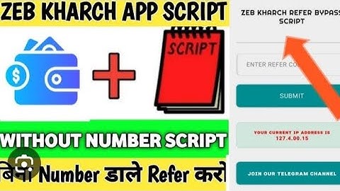 New Zeb kharch Instant Payment||Refer Bypass script🤑||#verified #paytm
