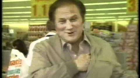 Al Waxman for Miracle Food Mart 1984 TV commercial