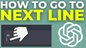 How To Go To Next Line in ChatGPT (2025)