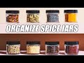 5 Organize spice jars