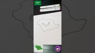 رسم خريطة المملكة العربية السعودية بمناسبة اليوم الوطني ٩١ shorts drawing map cute fun draw