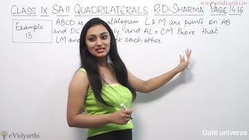 Quadrilaterals - R.D Sharma Class 9th Maths