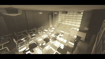 LUMINA Real time true voxel based Global Illumination - Classroom demo A