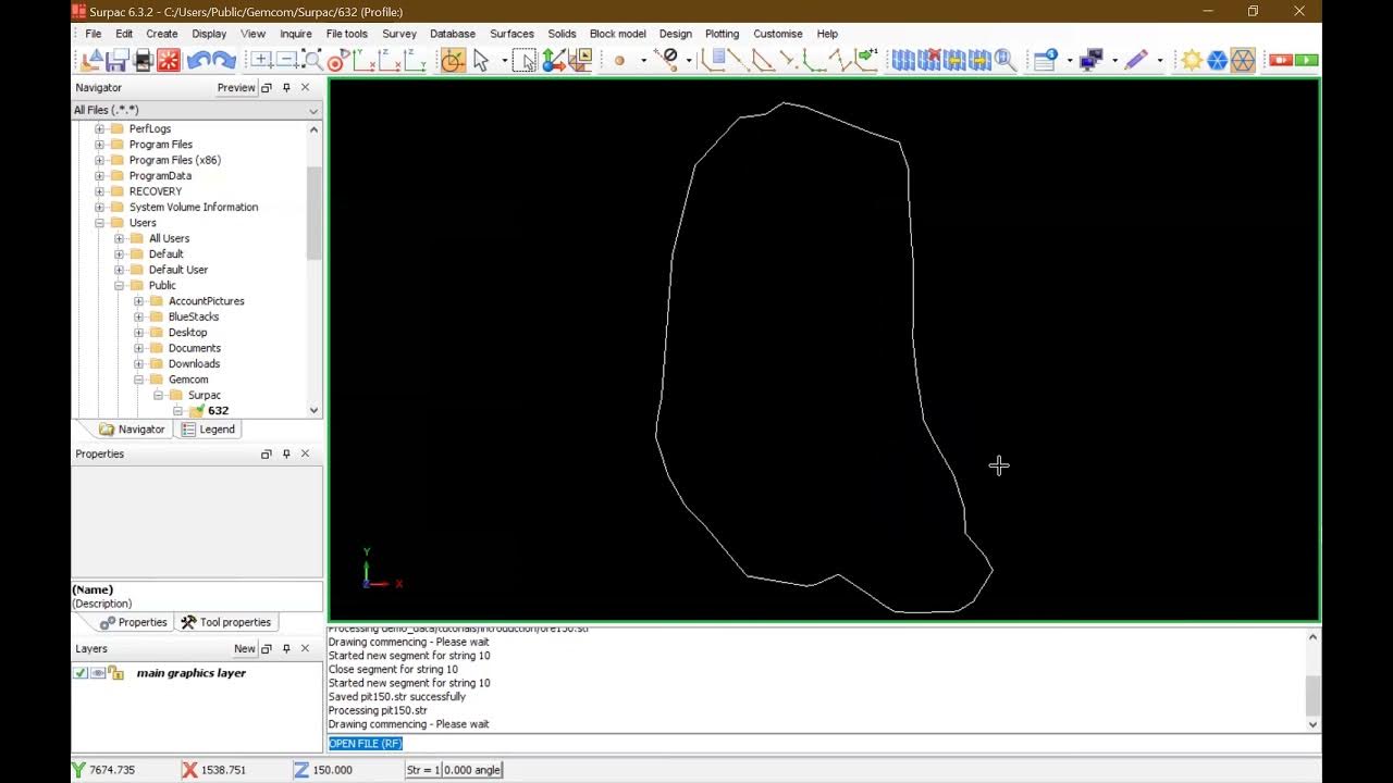 Create a Simple Pit Design in Surpac EM127 Exercise 3 YouTube