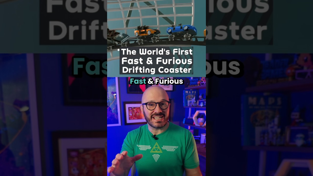 Первые в мире дрифтовые американские горки «Форсаж» 🔥 