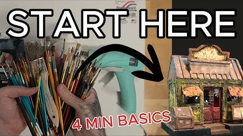 Level 1 Beginner Terrain + Diorama Building in 4 Minutes