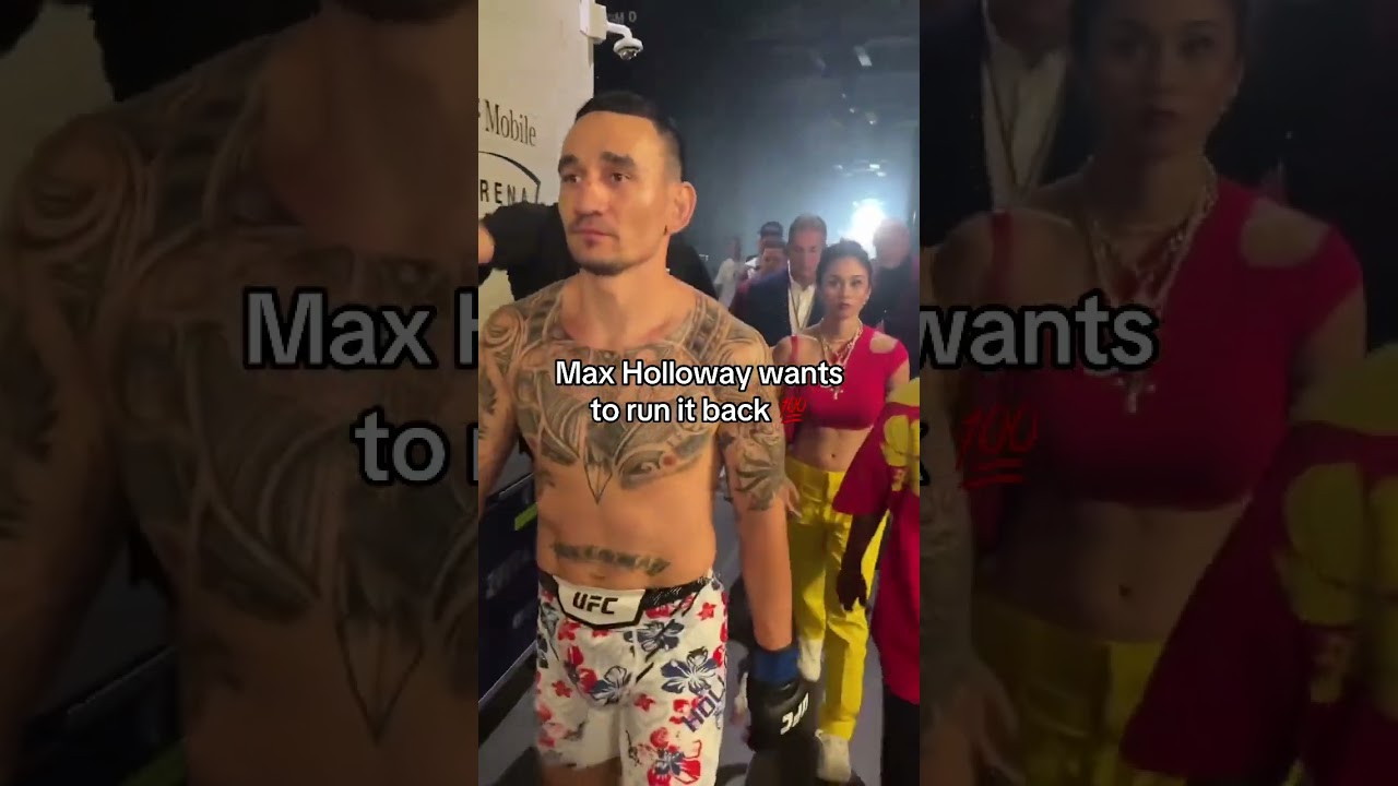 Max Holloway after his win vs. Conor McGregor