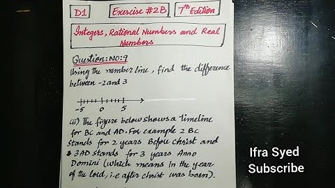 Mathematics Book 1 (D1) |  7th Edition | Exercise # 2 B |Q # 9 | Ifra Syed | in Urdu\Hindi