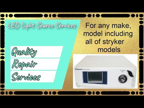 Servicing the LED Light Source incl. all of Stryker Models