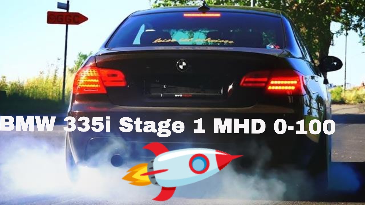 Bmw 335i MHD Stage 1  0-100 MPH