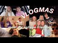 meet my college friends + secret santa party | vlogmas #4