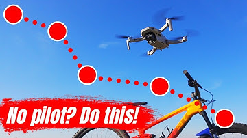 Only way to film yourself with a MAVIC MINI while riding MTB