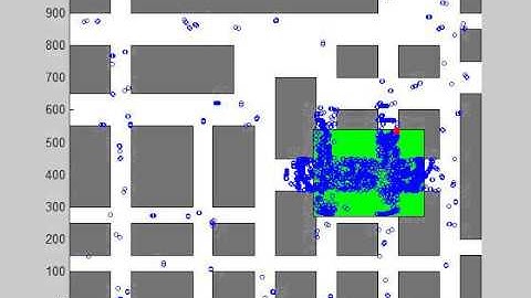 Particle filter search and detection