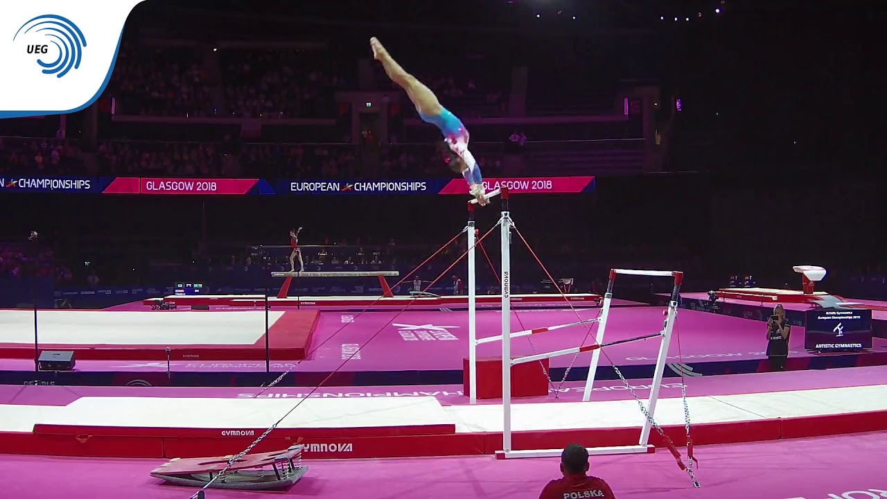 Kaja SKALSKA (POL) - 2018 Artistic Gymnastics Europeans, junior qualification bars