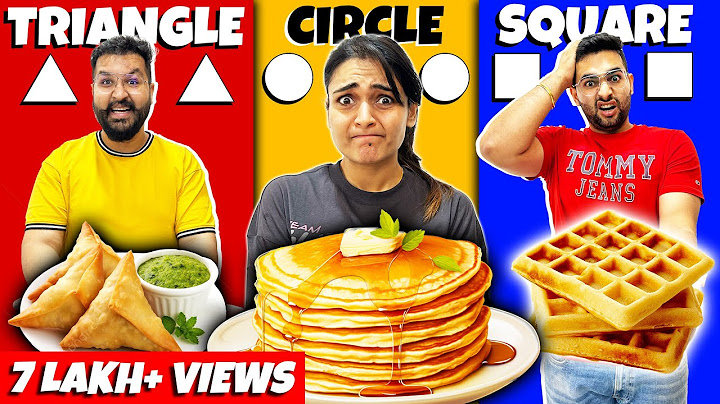 Having Only ONE SHAPE Food 😱 || 60 minute Food Challenge