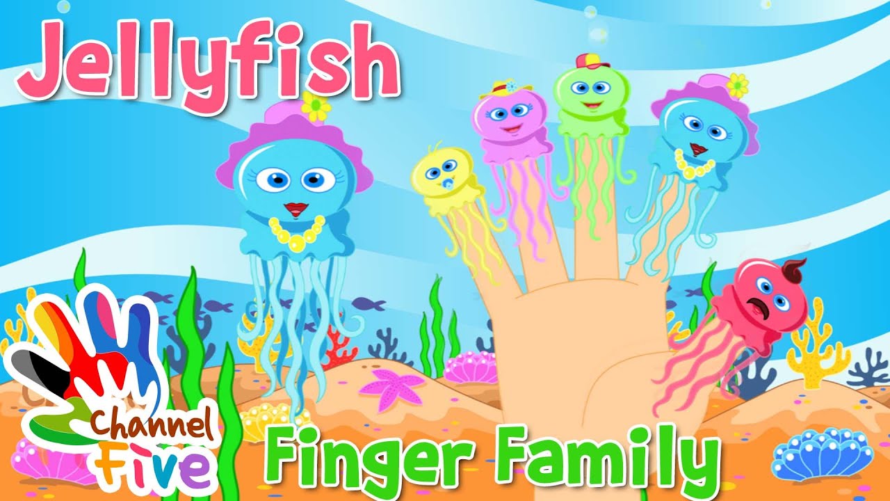 Jelly Fish Finger Family Nursery Rhyme for Children YouTube