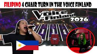 FILIPINO Sa The Voice FINLAND | Nakatanggap Ng 4 Chair Turn #filipino #thevoice