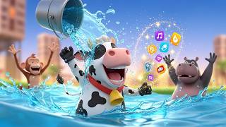 El Divertido Cepillado de la Vaca 🐄Canciones Infantiles y Rimas para Niños y Bebés Aprender Hábitos
