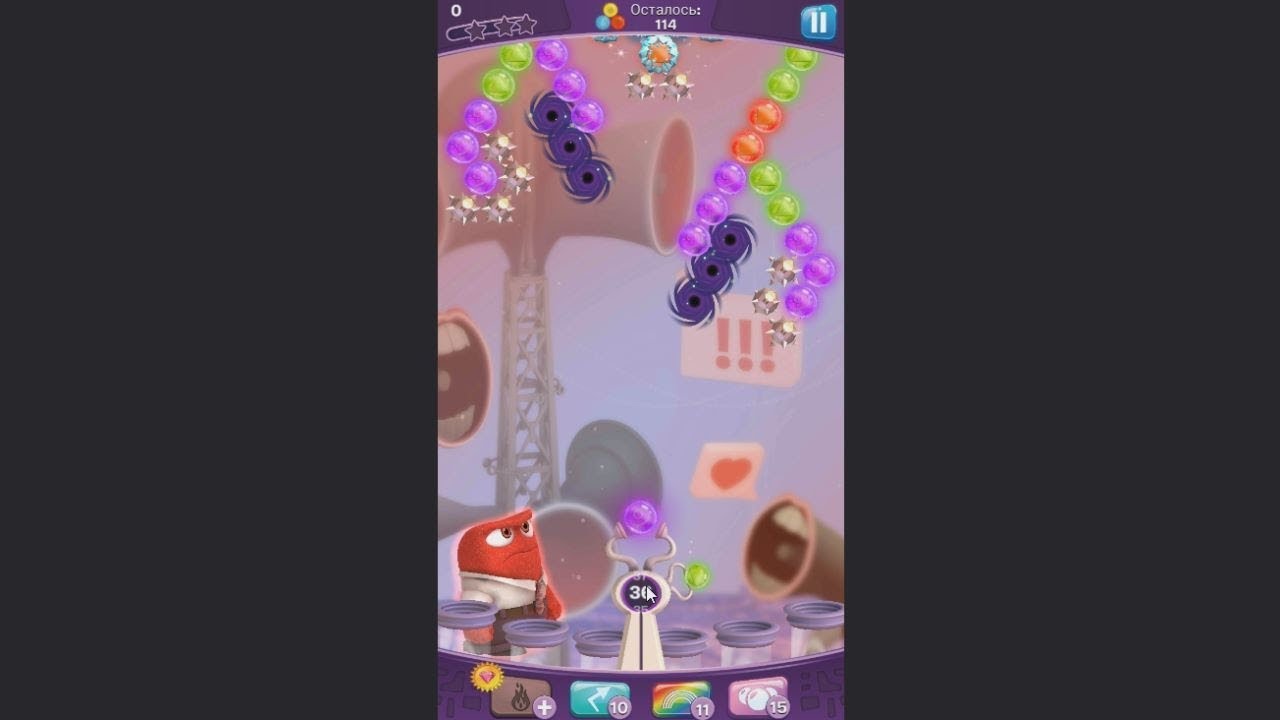 Головоломка, шарики за ролики.  641 уровень.