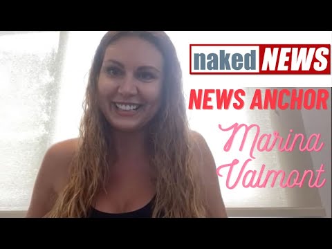 Naked News host Marina Valmont (March 2021)