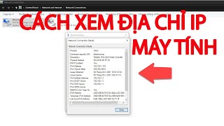 Cách tìm địa chỉ ip máy tính | kiểm tra địa chỉ ip máy tính