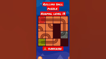 smart puzzles|Rolling ball puzzles level 13||#shorts