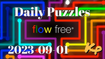 Flow Free - Daily Puzzles - 2023-09-01 - September 1st 2023