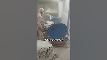 Fully reconditioned wheel staking machines #machine #leather #tannery