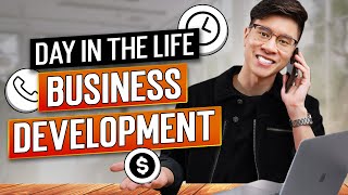 Day in the Life in Business Development (BDR) in Tech Sales \& SaaS Sales | B2B Sales Career