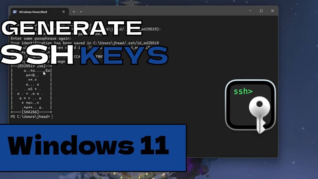 How to Generate SSH KEYS on Windows 11