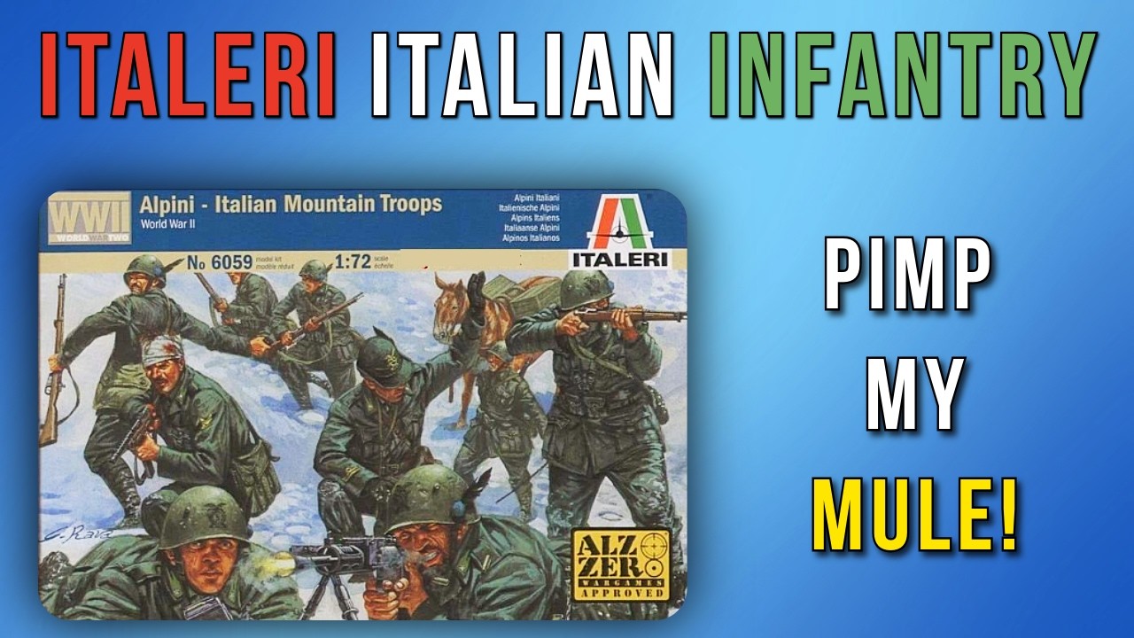 1/72 Italeri WW2 Italian Infantry (Alpini) #6059 | Unboxing | Army
