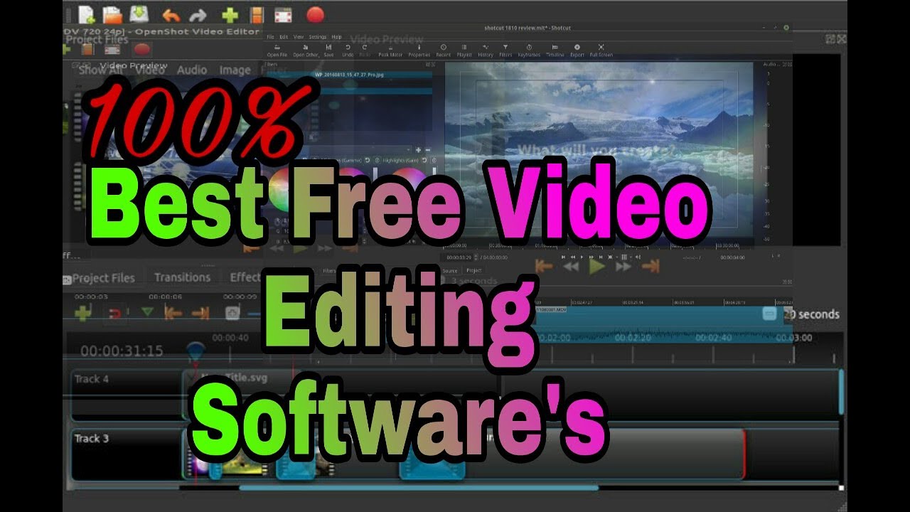 recommended ffee editing software for youtube