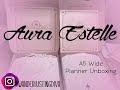 AURA ESTELLE A5 WIDE CLOUD PLANNER UNBOXING