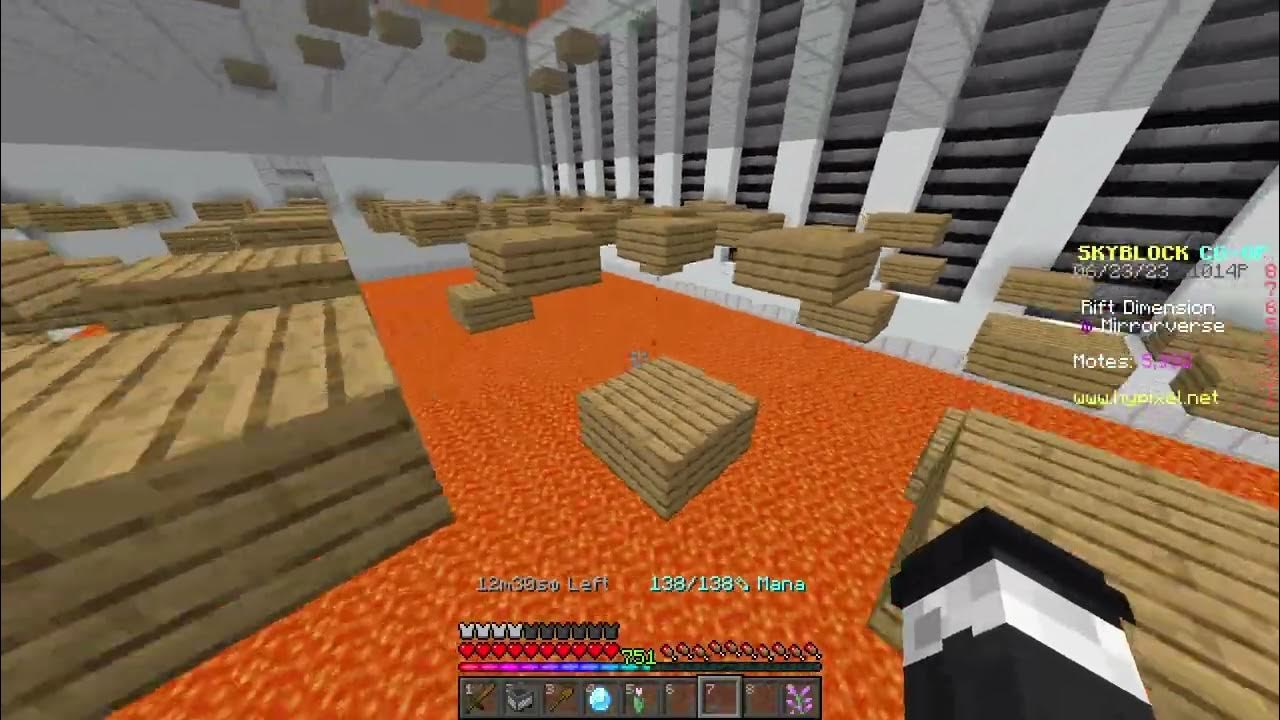 Mirrorverse Lava Parkour Hypixel Skyblock YouTube