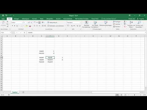 Video: Logikgatter in Excel erstellen - Gunook Video: Logikgatter in Excel erstellen - Gunook