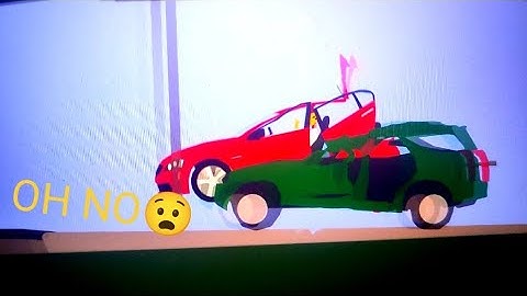 Algodoo car crash #2 (new cartoon mod)