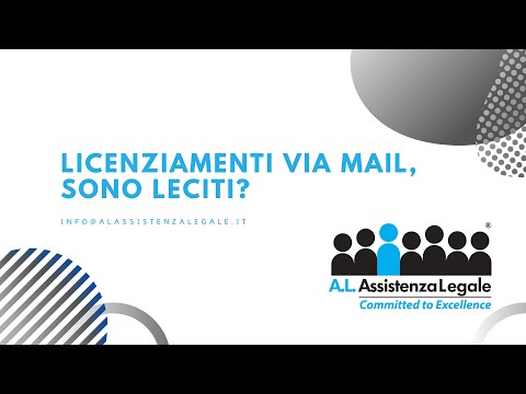 Licenziamenti via mail, sono leciti?